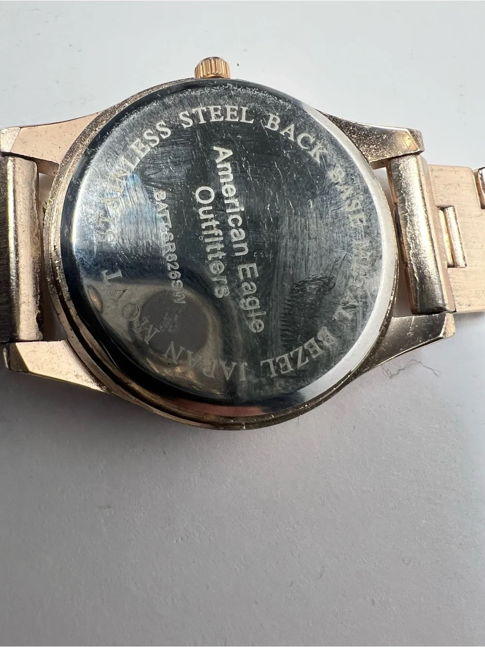 (611)Rose Gold Crystal Accent Women's Bracelet Watch American eagle